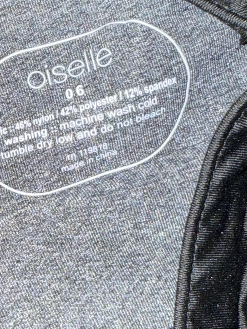 Oiselle Black & Charcoal Performance Running Shorts Orange Accent NWOT Size 6